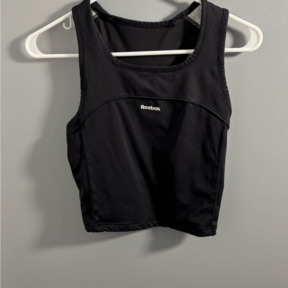 Reebok Women's Sleek Black Tank Top
